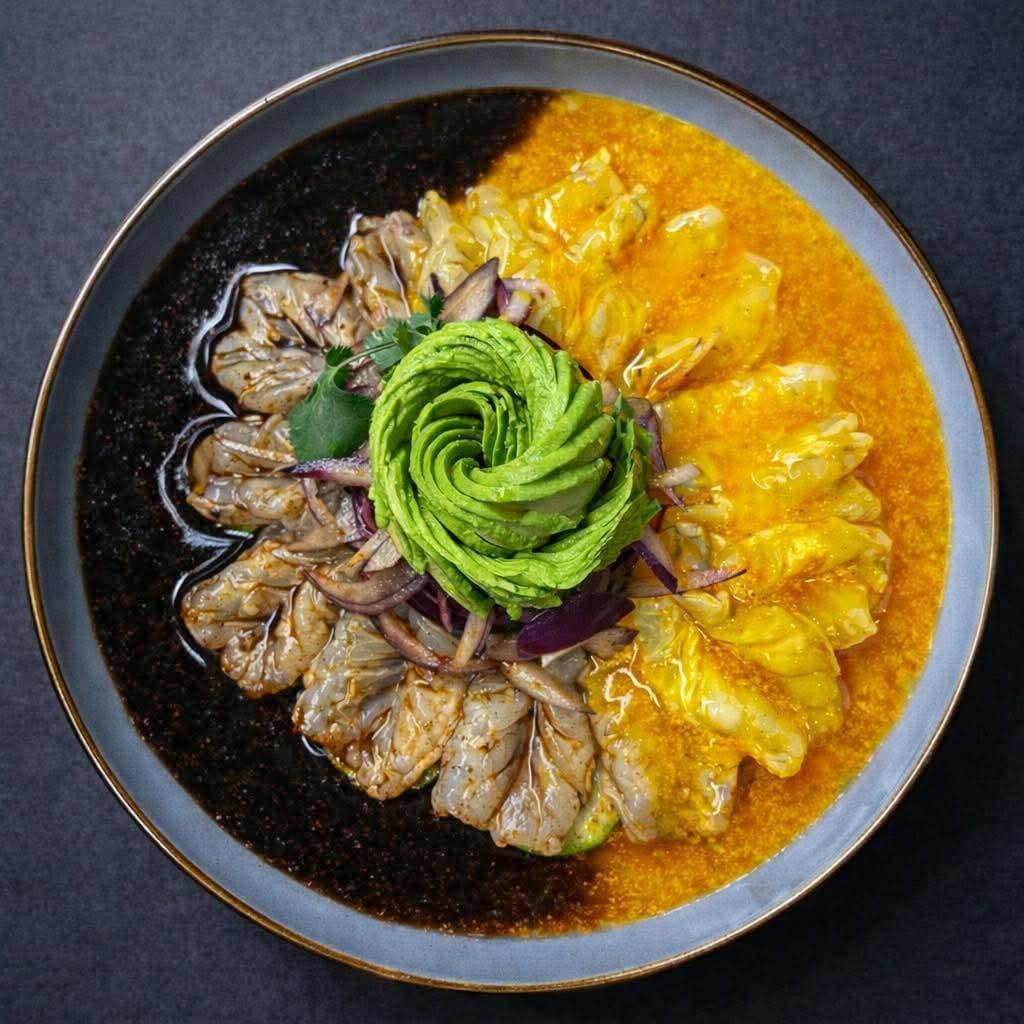 Camarones aguachiles de Mr. Barbas