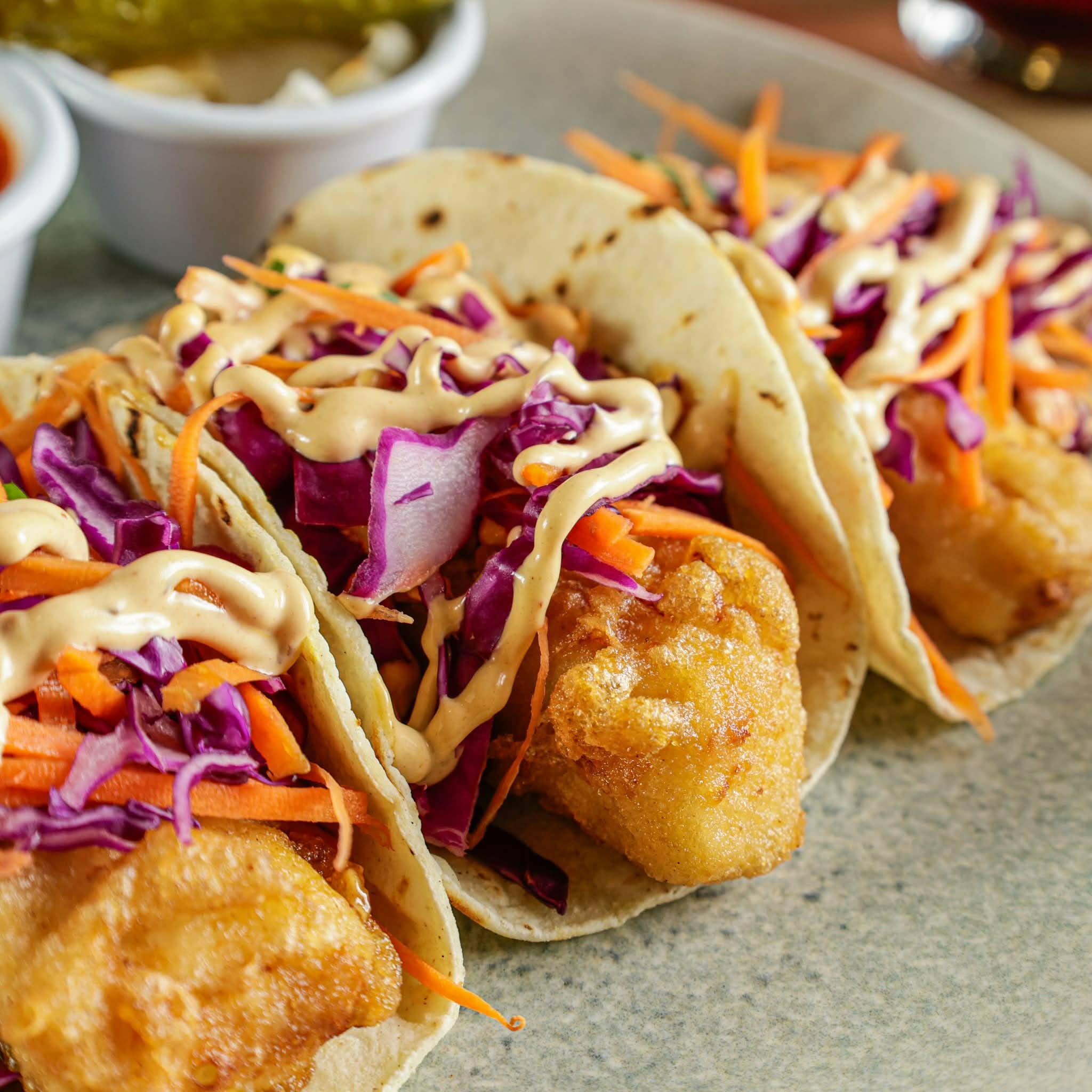 Tacos de Pescado Capeados de Mr. Barbas