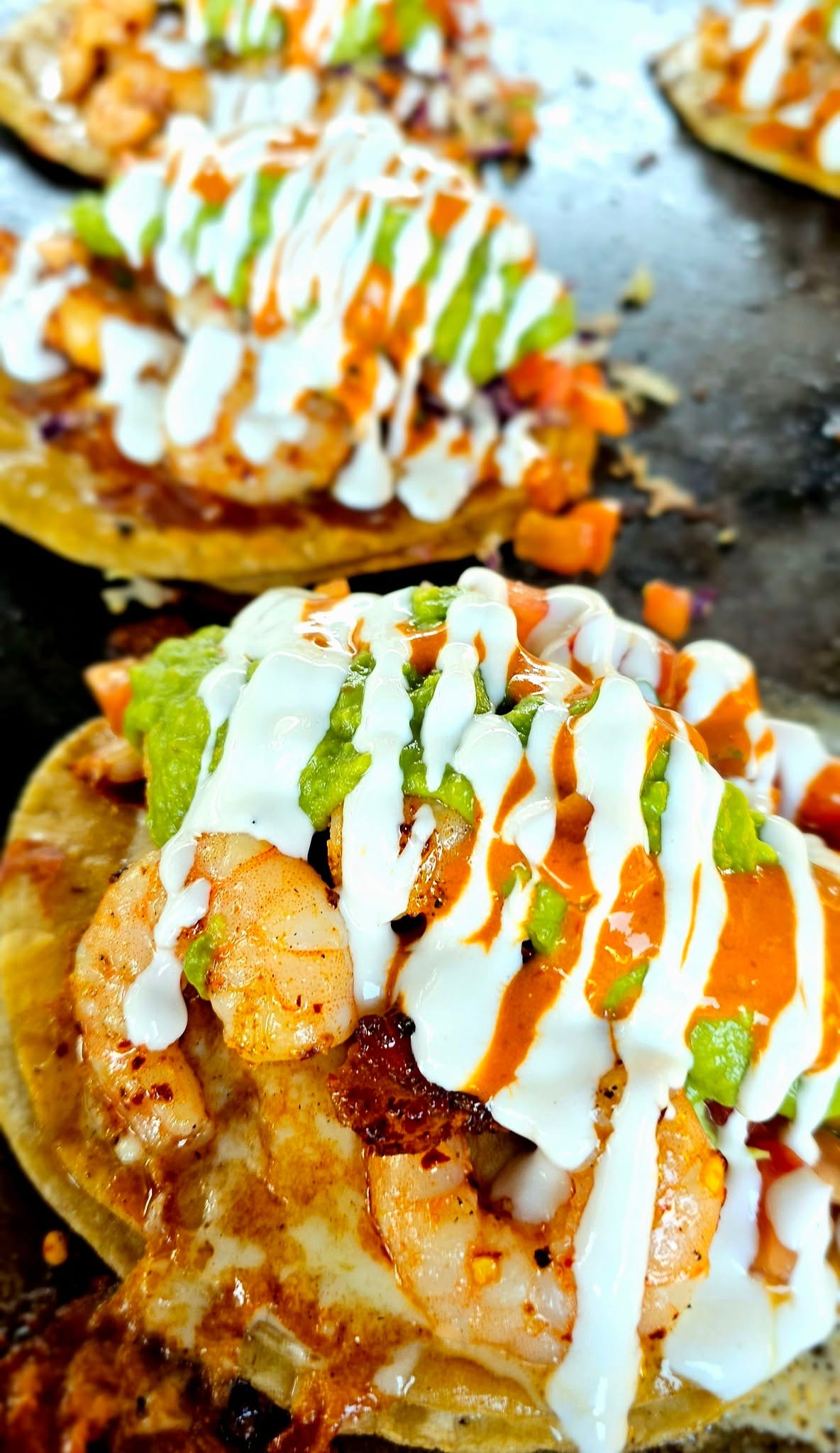 Taco de Camarón Enchilado de Mr. Barbas